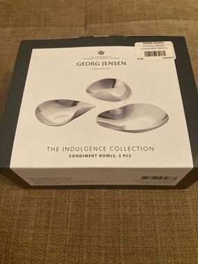 Georg Jensen Indulgence Collection Condiment Bowls in Silver